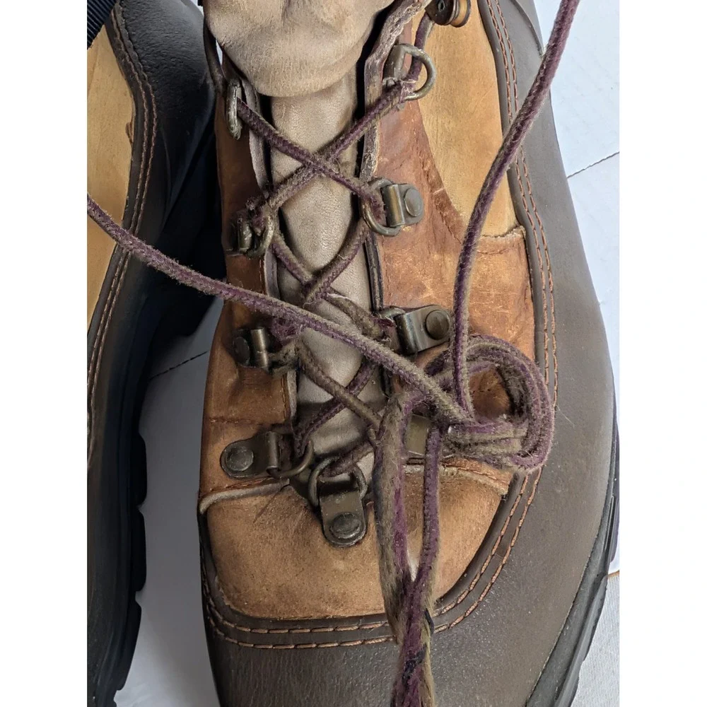 Sorel Men's Pac Boots Size 11 Brown Leather Winter Snow Boots